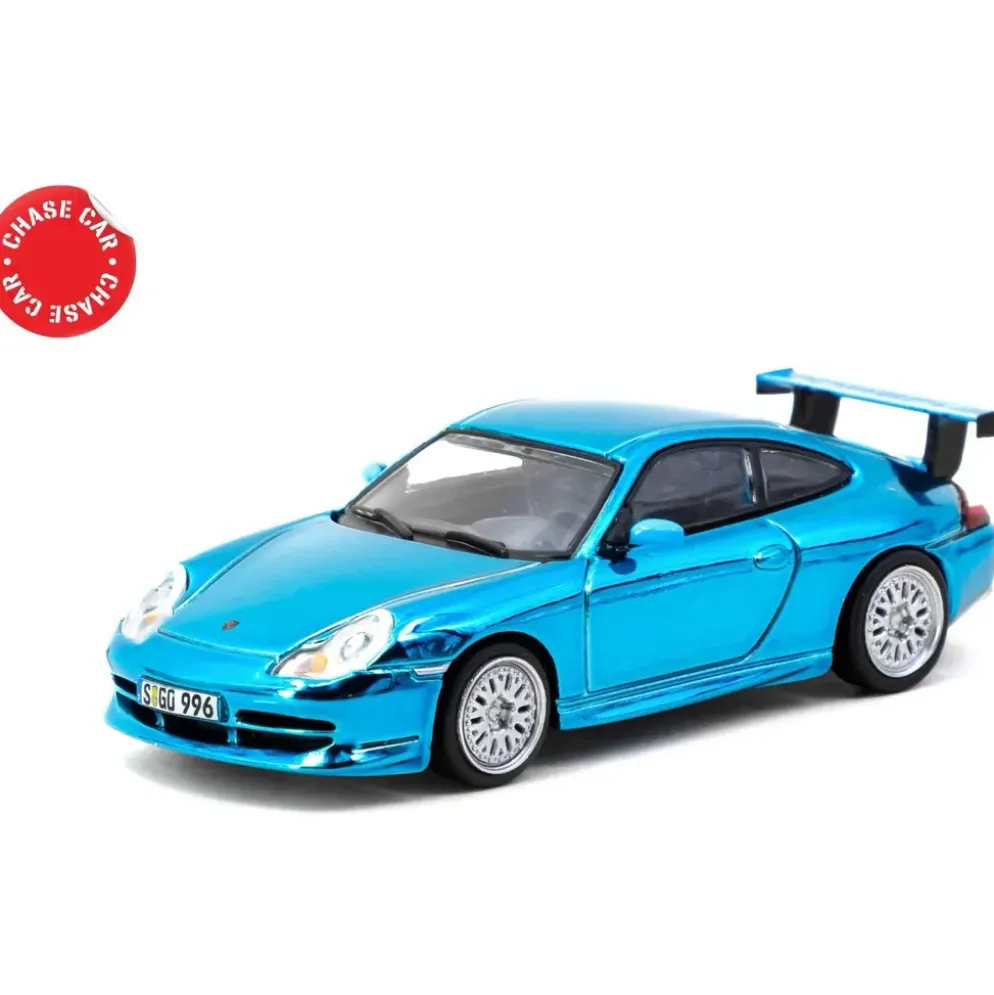 Porsche 911 GT3 (type 996) - Blå - Tarmac Works x Ixo Models - 1:64