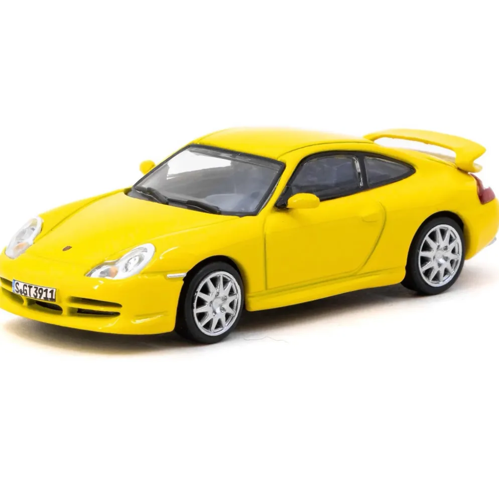 Porsche 911 GT3 (type 996) - Gul - Tarmac Works x Ixo Models - 1:64