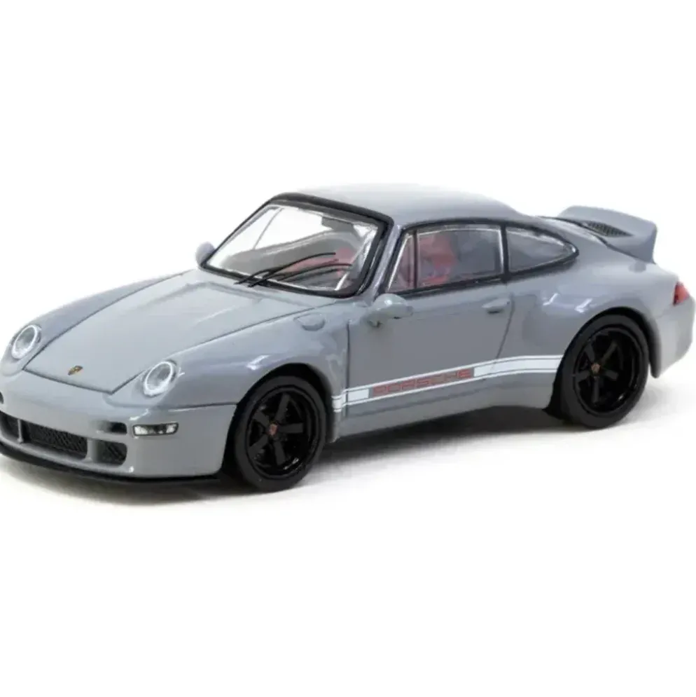 Porsche 993 Gunter Werks - Grå - ROAD64 - Tarmac - 1:64