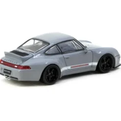 Porsche 993 Gunter Werks - Grå - ROAD64 - Tarmac - 1:64