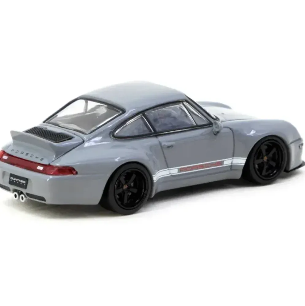 Porsche 993 Gunter Werks - Grå - ROAD64 - Tarmac - 1:64