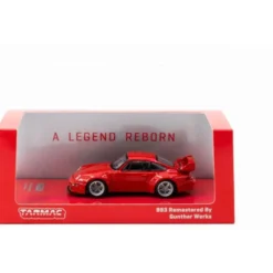 Porsche 993 Gunter Werks - Röd - ROAD64 - Tarmac - 1:64