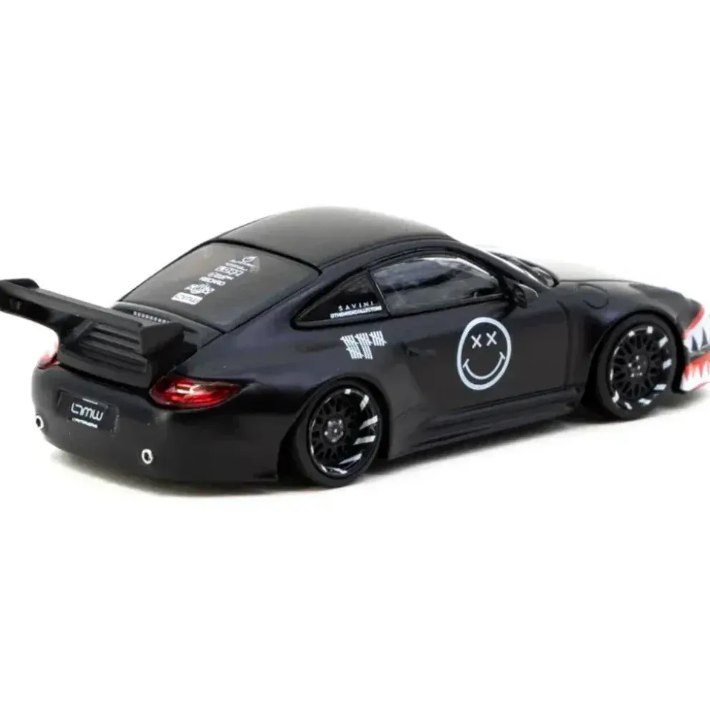 Porsche Old & New 997 - Svart - HOBBY64 - Tarmac - 1:64