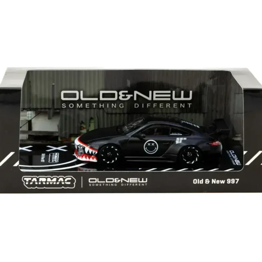 Porsche Old & New 997 - Svart - HOBBY64 - Tarmac - 1:64