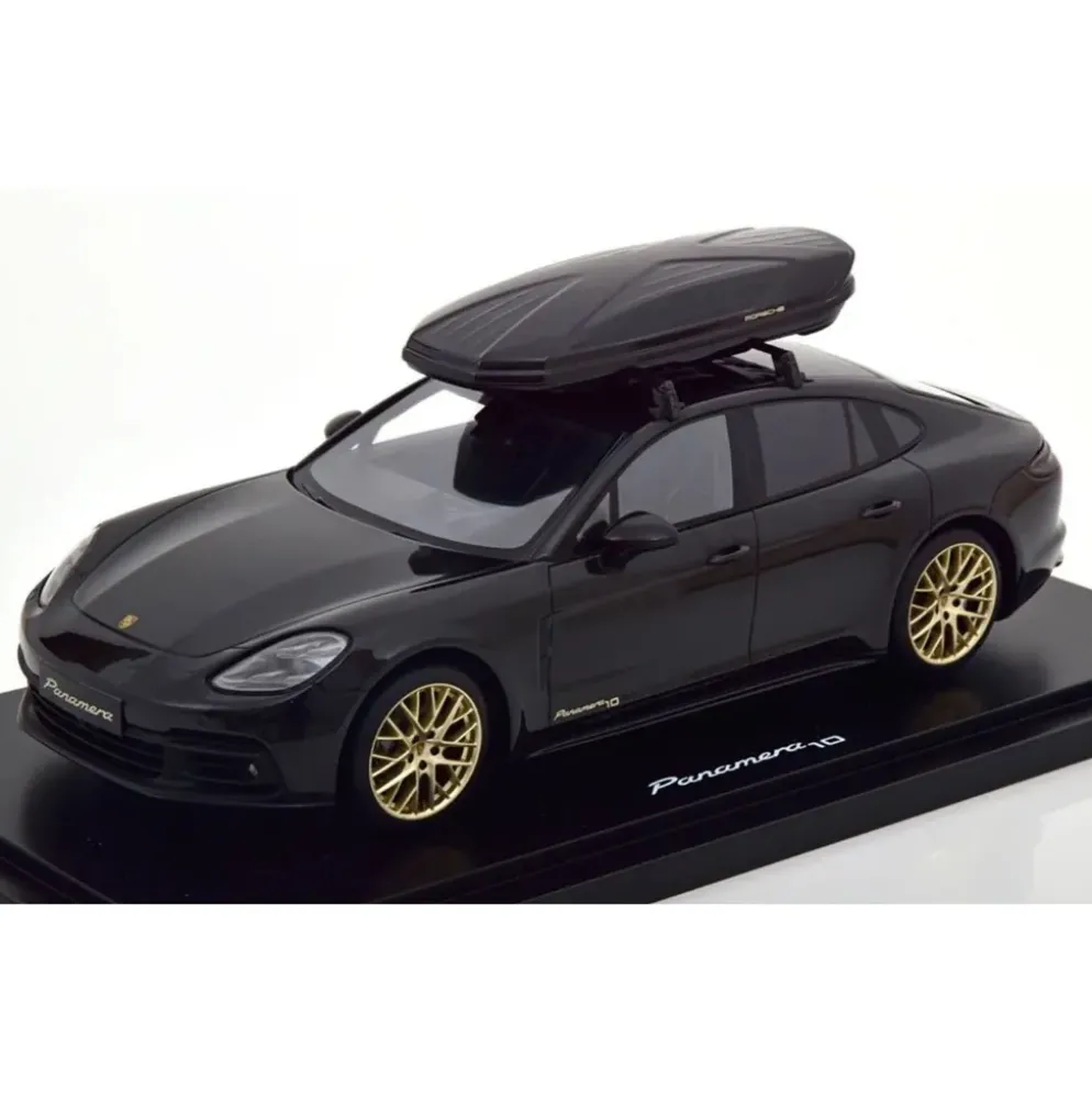Porsche Panamera - Svart - 2019 - Spark - 1:18