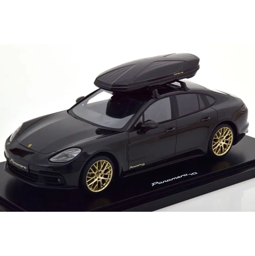 Porsche Panamera - Svart - 2019 - Spark - 1:18