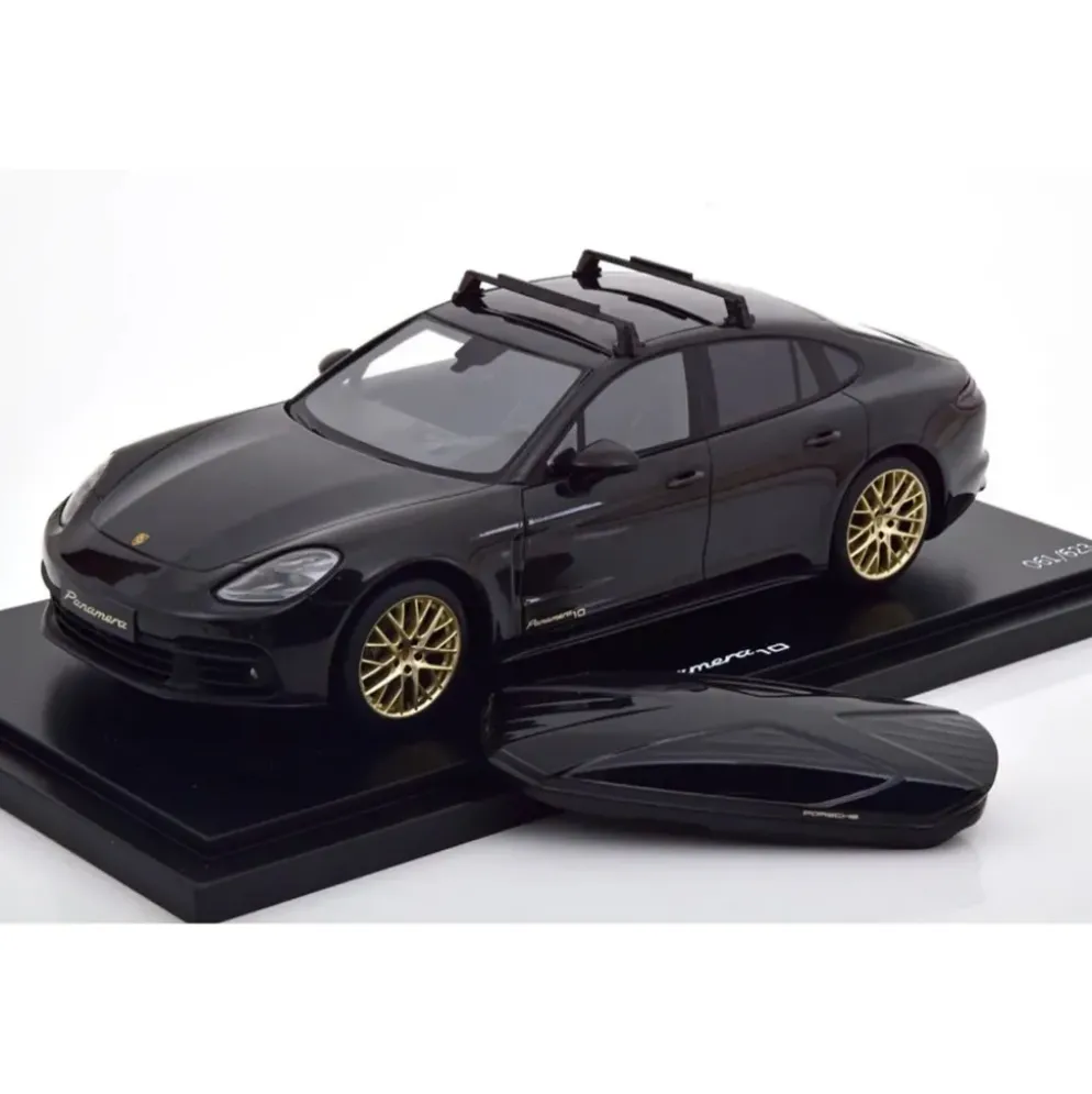 Porsche Panamera - Svart - 2019 - Spark - 1:18