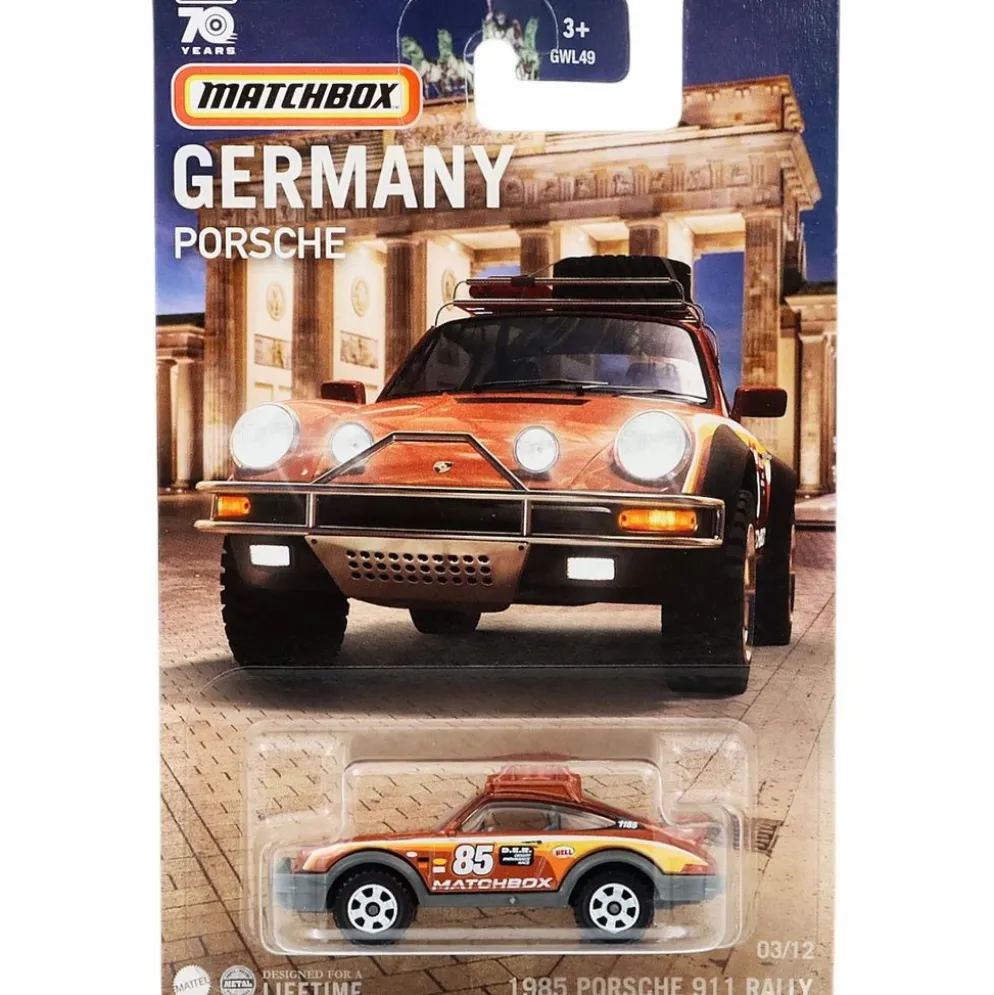 1985 Porsche 911 Rally - Brons - Germany 3/12 - Matchbox