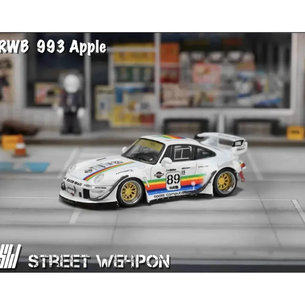 Porsche 911 (993) RAUH-Welt - Apple - Street Warrior - 1:64