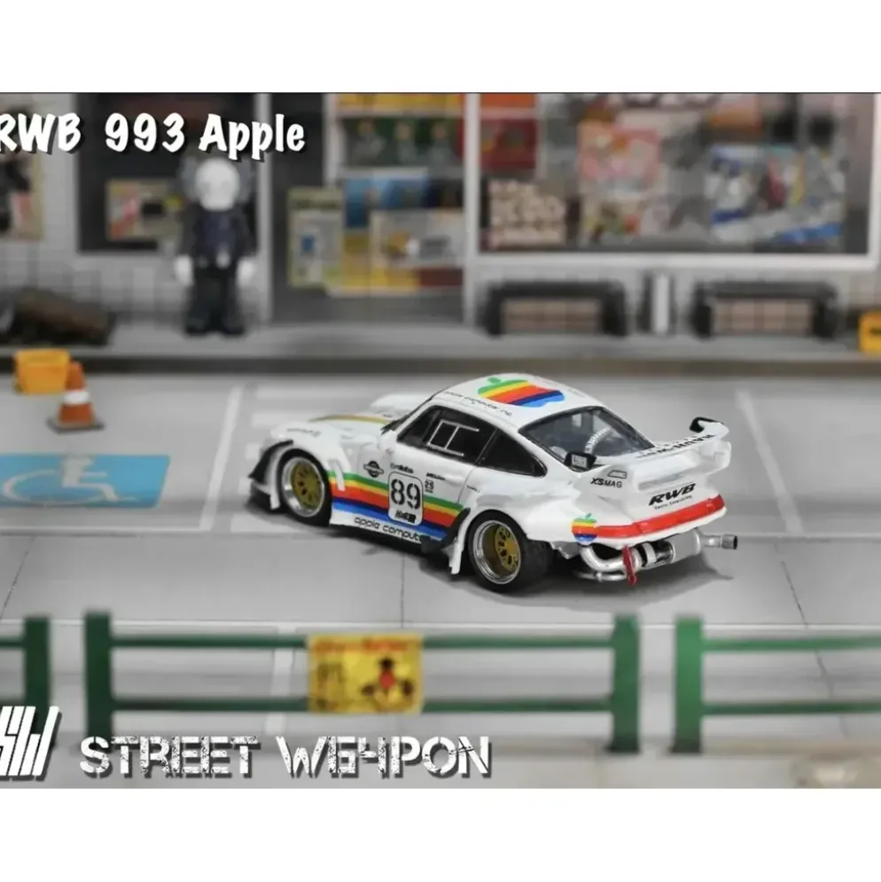 Porsche 911 (993) RAUH-Welt - Apple - Street Warrior - 1:64