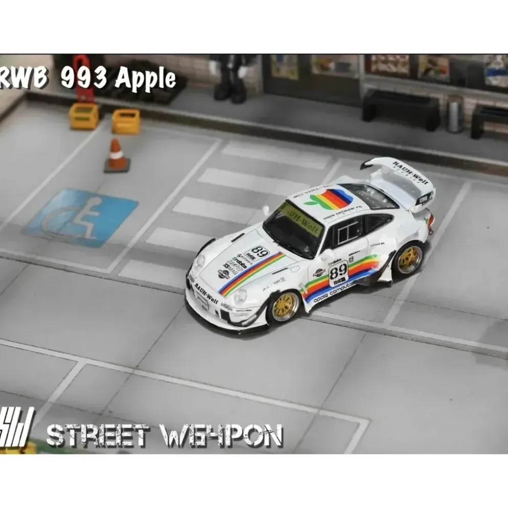Porsche 911 (993) RAUH-Welt - Apple - Street Warrior - 1:64