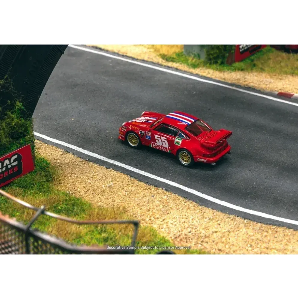 Porsche 911 RSR 3.8 - Röd - Castrol - Tarmac Works x Schuco - 1:64