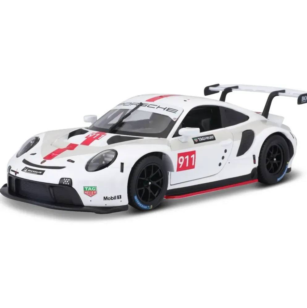 Porsche 911 RSR - Vit - Bburago - 1:24
