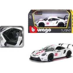 Porsche 911 RSR - Vit - Bburago - 1:24