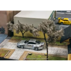 Porsche RWB 997 - Abu Dhabi - Silver - Tarmac Works - 1:64