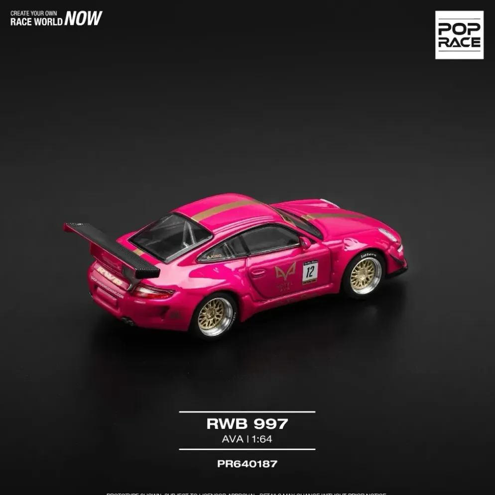 Porsche RWB 997 AVA - Rosa - 187 - Pop Race - 1:64