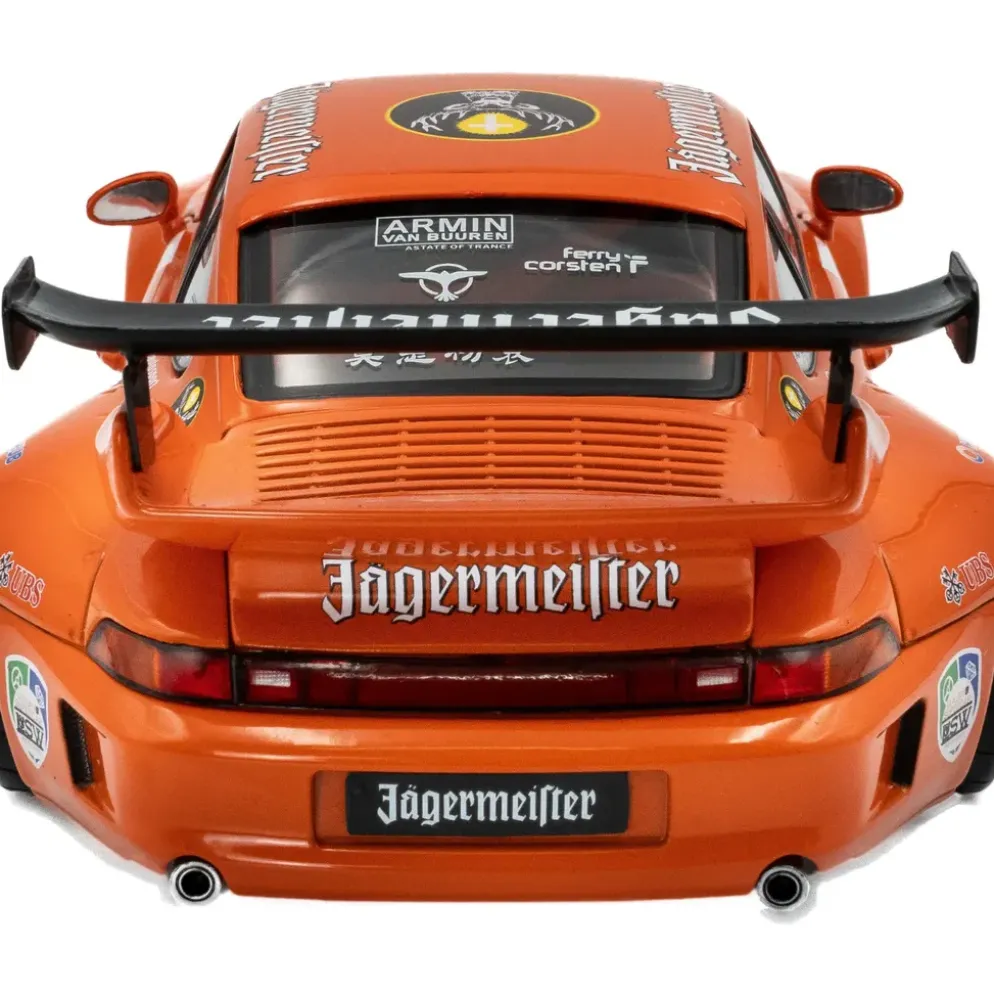 Porsche 911 (993) - RWB bodykit och Jägermeister Livery - Solido - 1:18