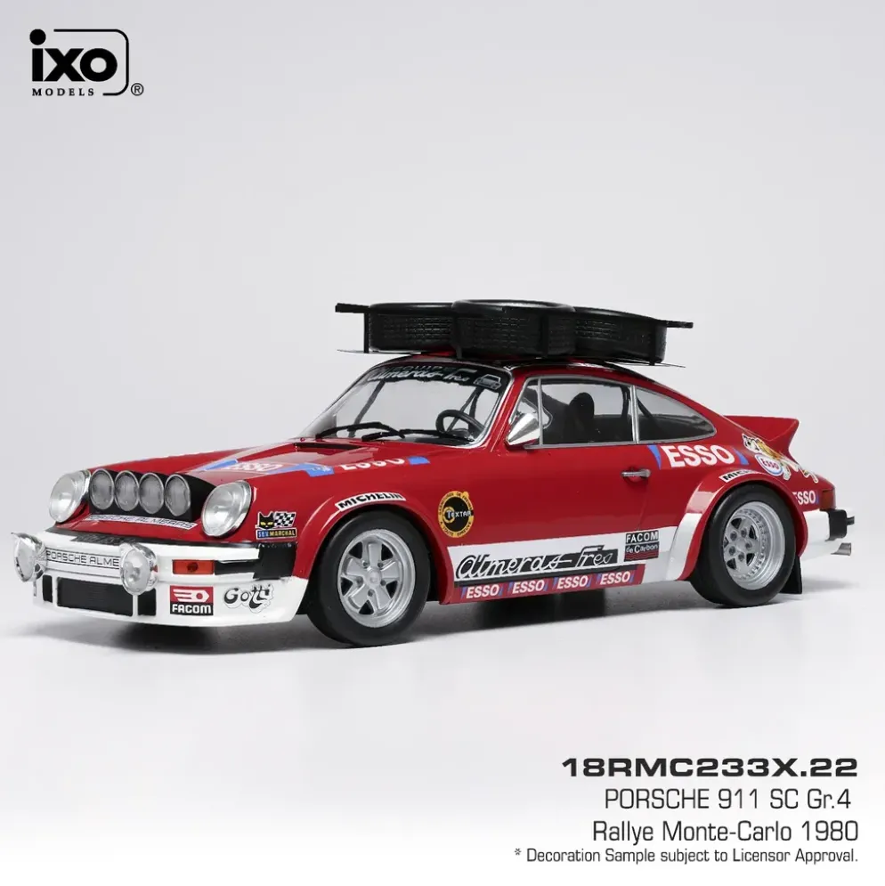 Porsche 911 SC Gr.4 - Rallye Monte-Carlo 1980 (Service Car) - Ixo Models - 1:18