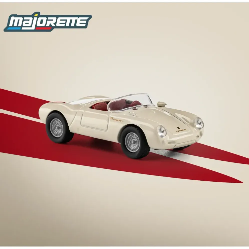 1955 Porsche 550 Spyder - Vit - Collection Series - Majorette - 1:64