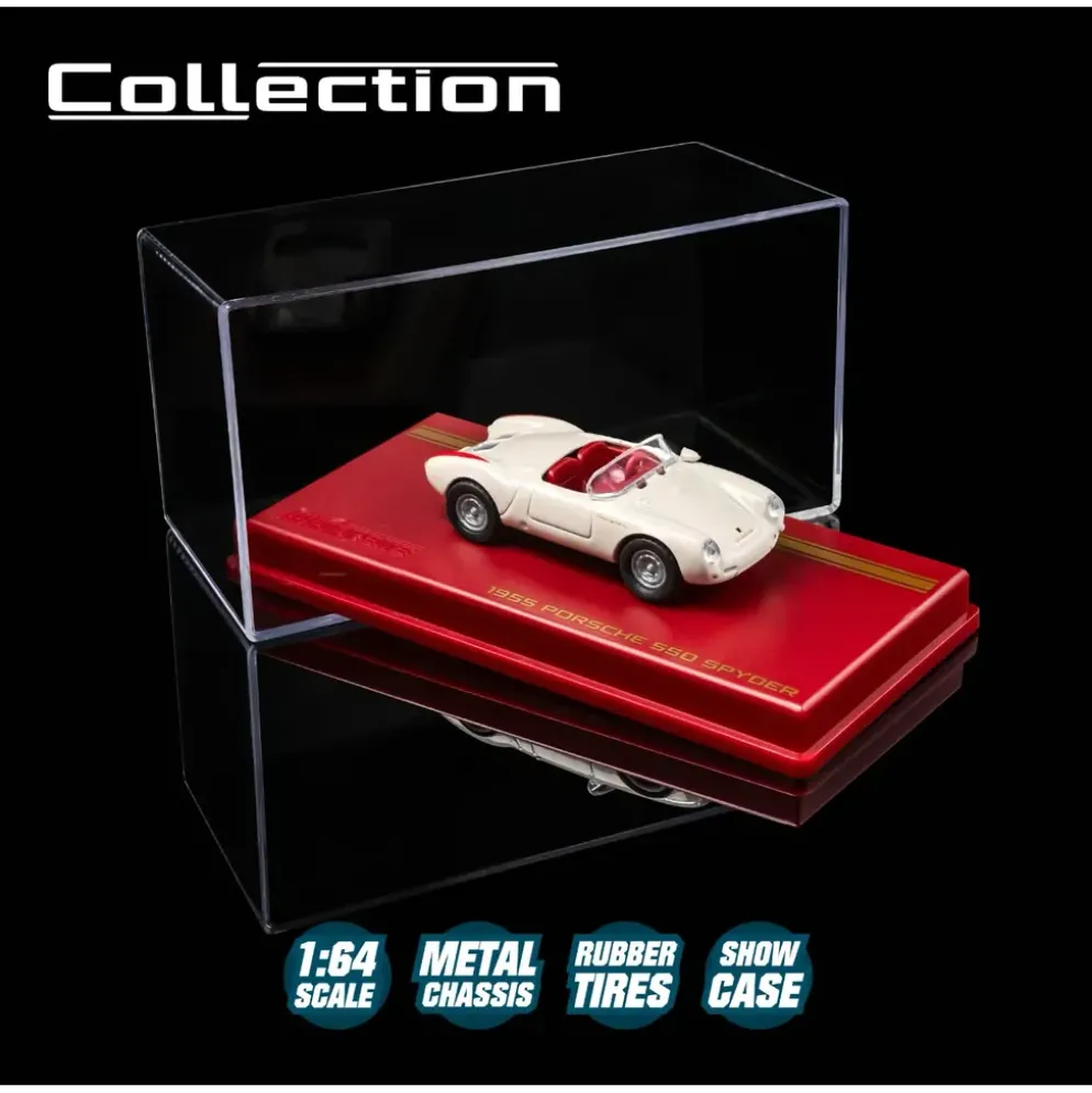 1955 Porsche 550 Spyder - Vit - Collection Series - Majorette - 1:64