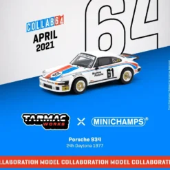 Porsche 934 - #61 - Tarmac Works x Minichamps - 1:64