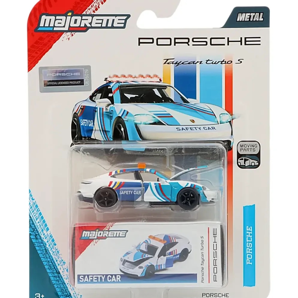 Porsche Taycan Turbo S - Safety Car - Vit - Majorette