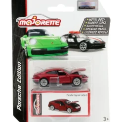 Porsche Taycan Turbo S - Vinröd - Majorette - 7 cm