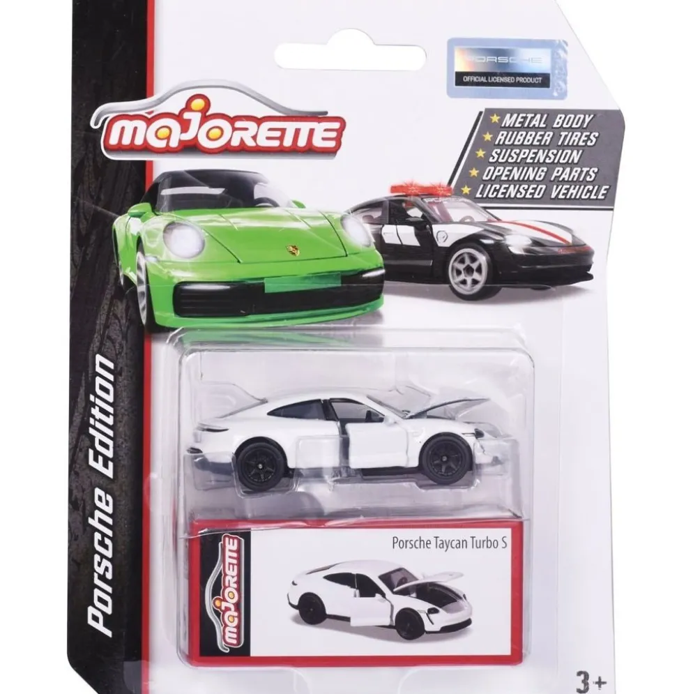 Porsche Taycan Turbo S - Vit - Porsche Edition - Majorette