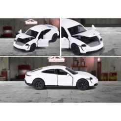Porsche Taycan Turbo S - Vit - Porsche Edition - Majorette