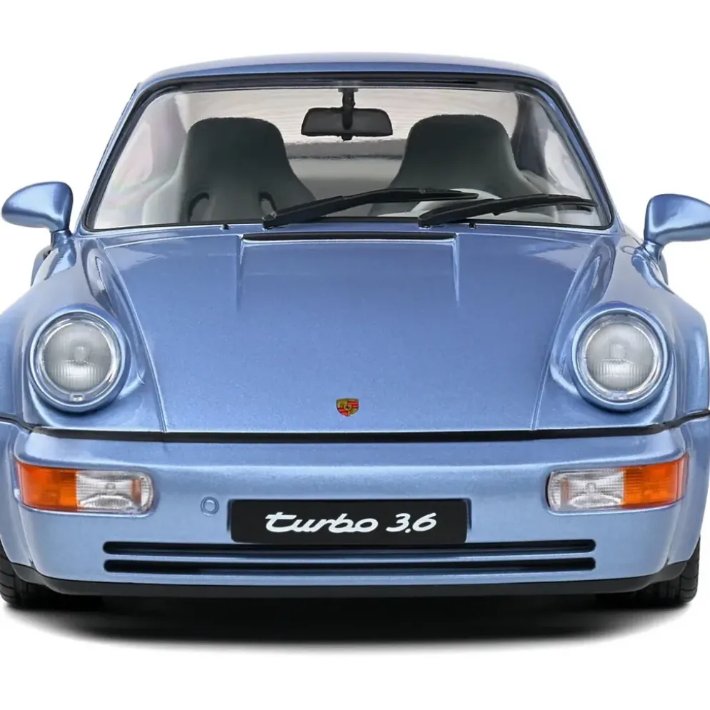 Porsche 911 (964) Turbo - 1990 - Blå - Solido - 1:18