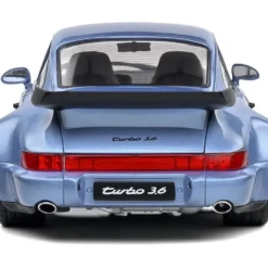 Porsche 911 (964) Turbo - 1990 - Blå - Solido - 1:18