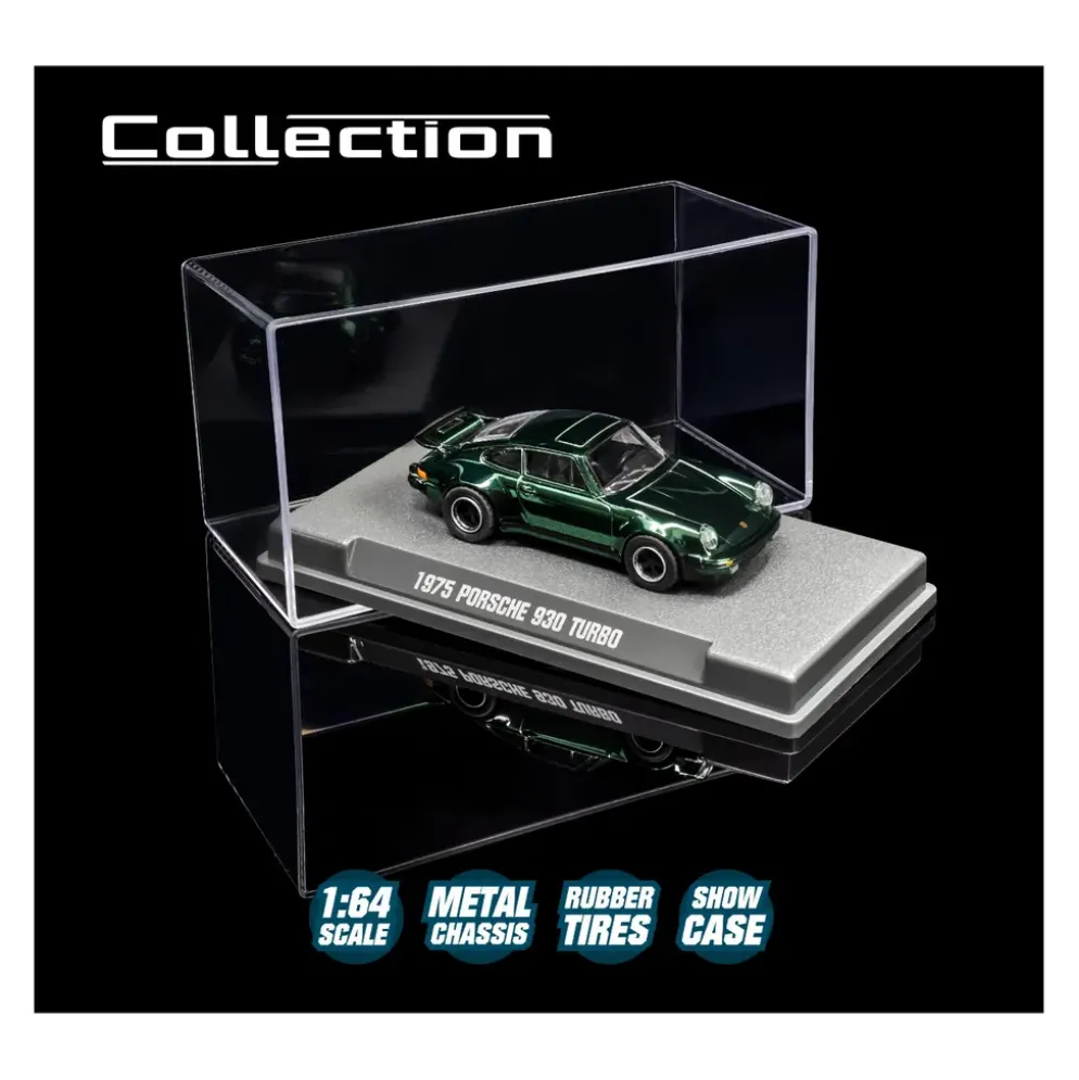 1975 Porsche 911 (930) Turbo - Grön - Collection Series - Majorette - 1:64