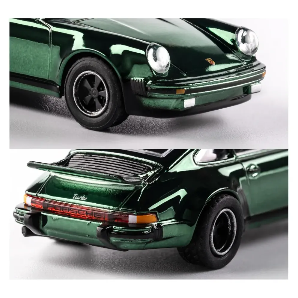 1975 Porsche 911 (930) Turbo - Grön - Collection Series - Majorette - 1:64