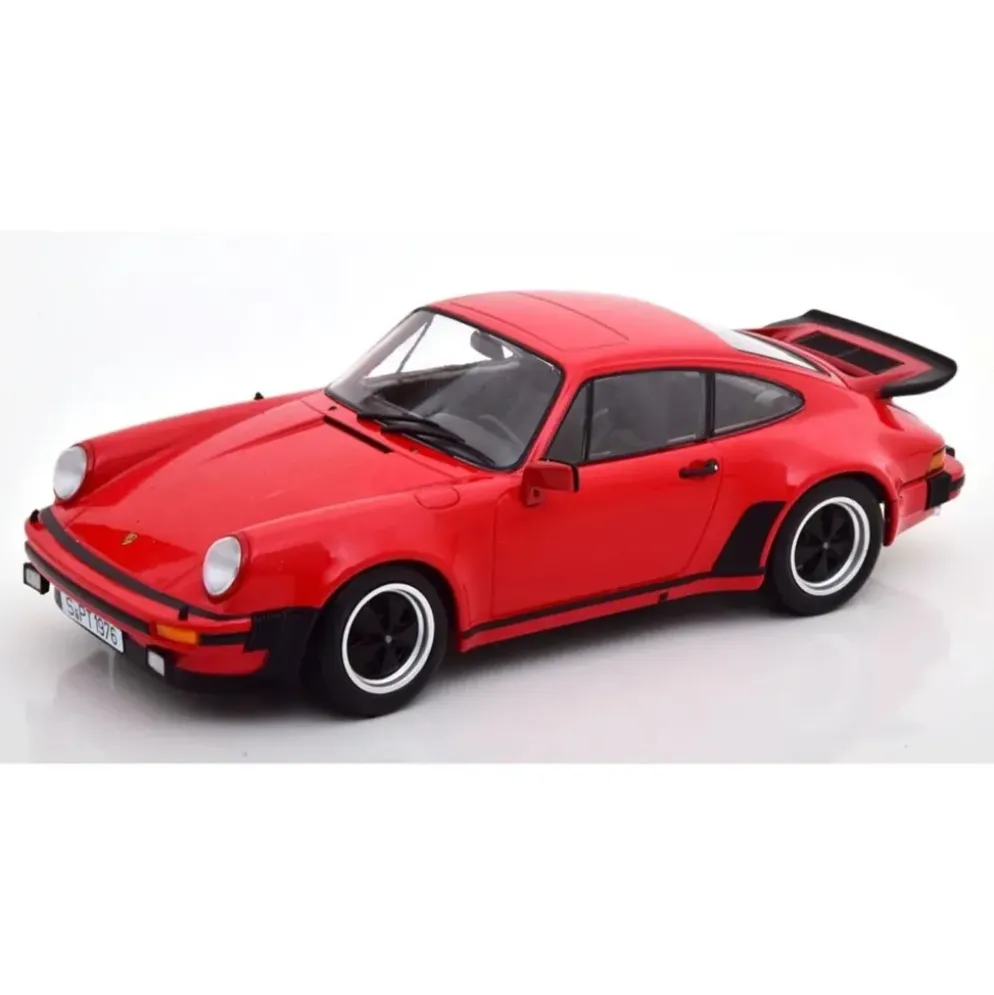 Porsche 911 (930) Turbo 3.0 - 1976 - Röd - KK-Scale 1:18