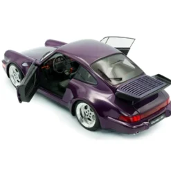 Porsche 911 (964) Turbo - 1990 - Violet Blue Metallic - Solido - 1:18