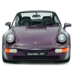 Porsche 911 (964) Turbo - 1990 - Violet Blue Metallic - Solido - 1:18