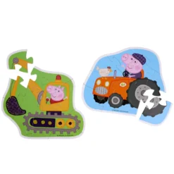 Pussel Greta Gris (2-pack) - 10 och 12 bitar - Barbo Toys