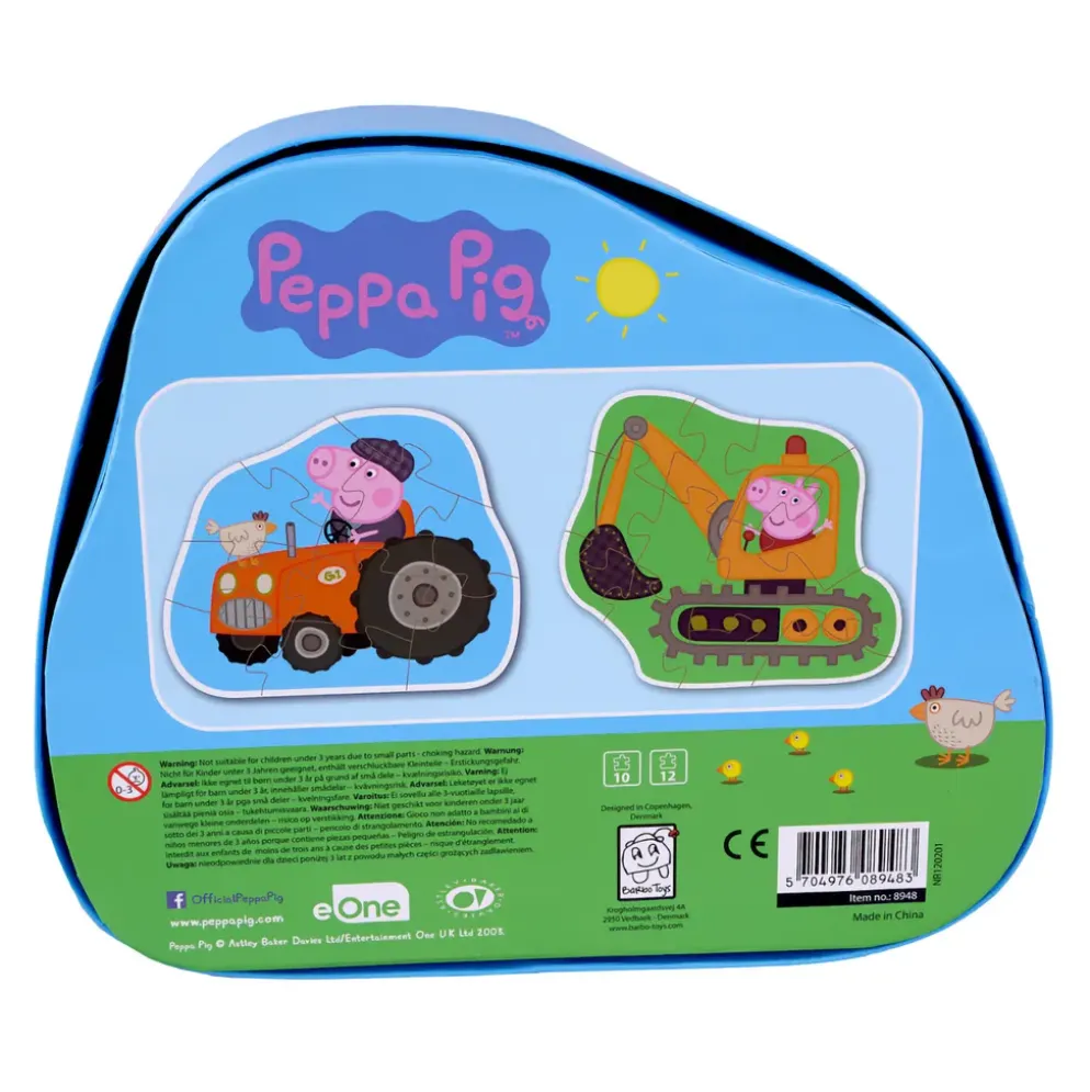 Pussel Greta Gris (2-pack) - 10 och 12 bitar - Barbo Toys