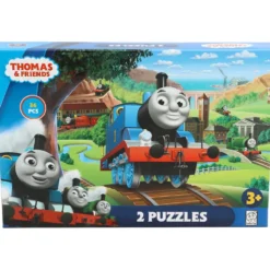 Pussel Tåget Thomas (2-pack) - 12 och 24 bitar - Barbo Toys