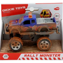 Rally Monster - Dickie Toys - Blå (smutsig)