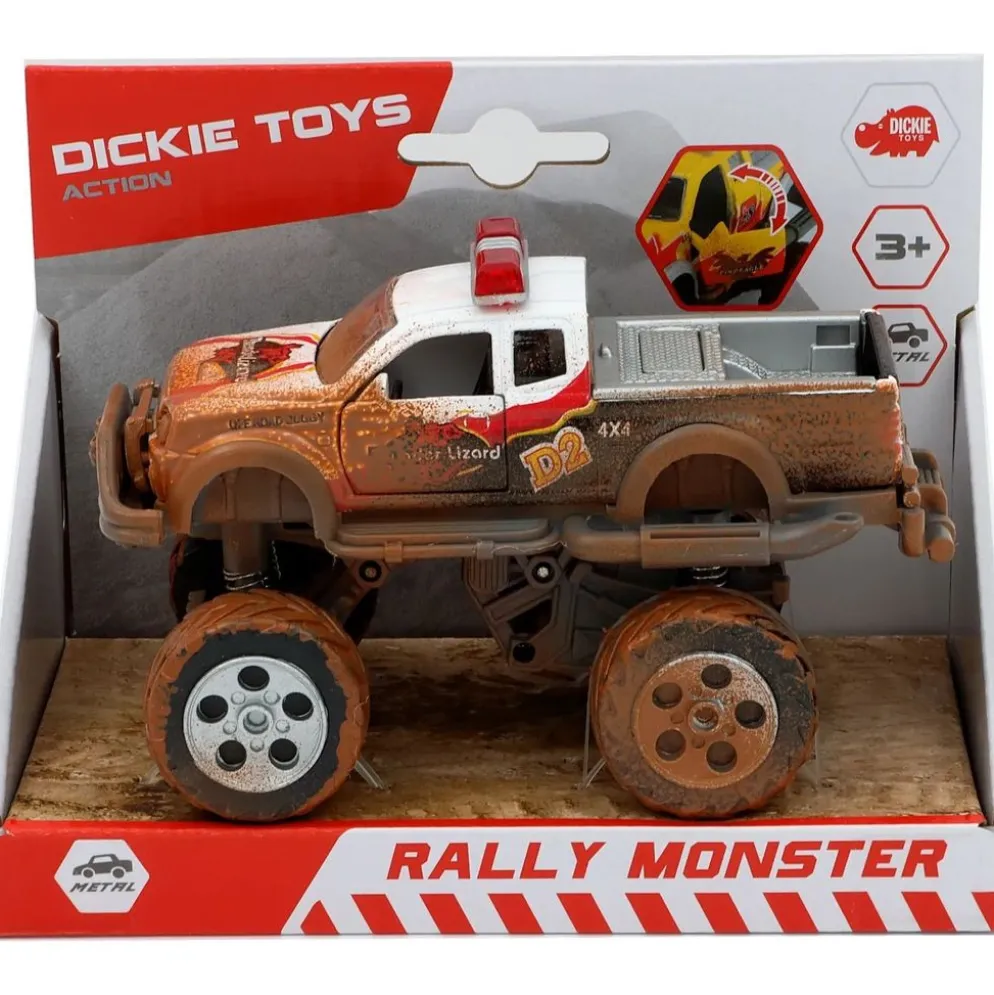 Rally Monster - Dickie Toys - Vit (smutsig)