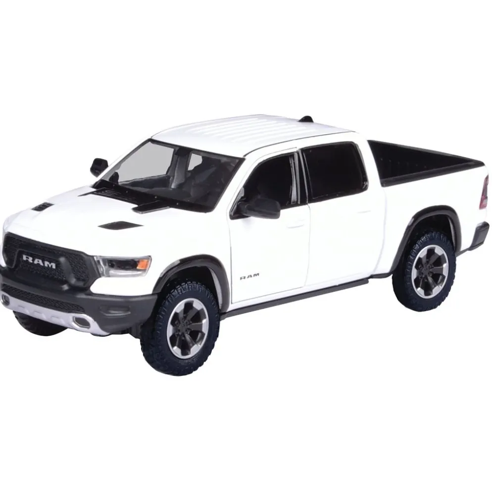 2019 RAM 1500 Crew Cab Rebel - Vit - Motormax - 1:27