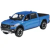 2019 RAM 1500 Rebel Crew Cab - Blå - Motormax - 1:27
