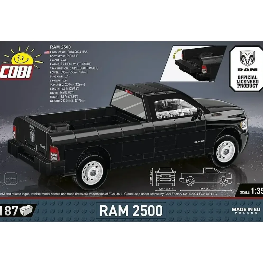 RAM 2500 - Svart - 24610 - COBI - 1:35