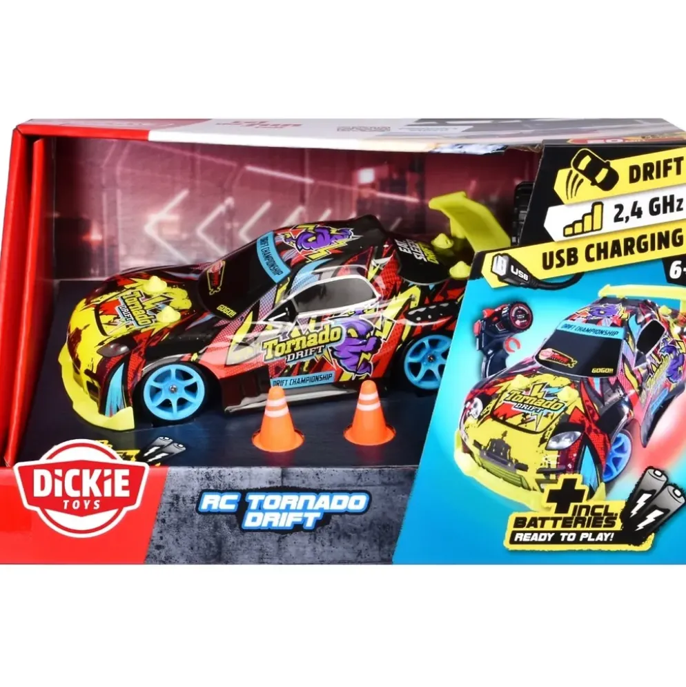 RC Tornado Drift - Radiostyrd Bil - Dickie Toys