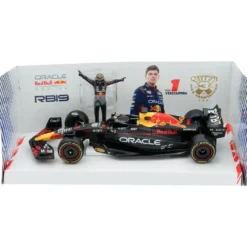 Red Bull - RB19 - Bil och Max samlarfigur - Bburago - 1:24