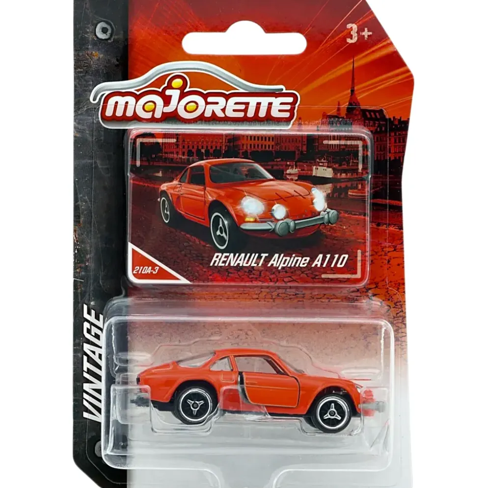 Renault Alpine A110 - Orange - Vintage - Majorette - 7 cm