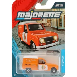 Renault 4L - Renault Service - Orange - Vintage - Majorette