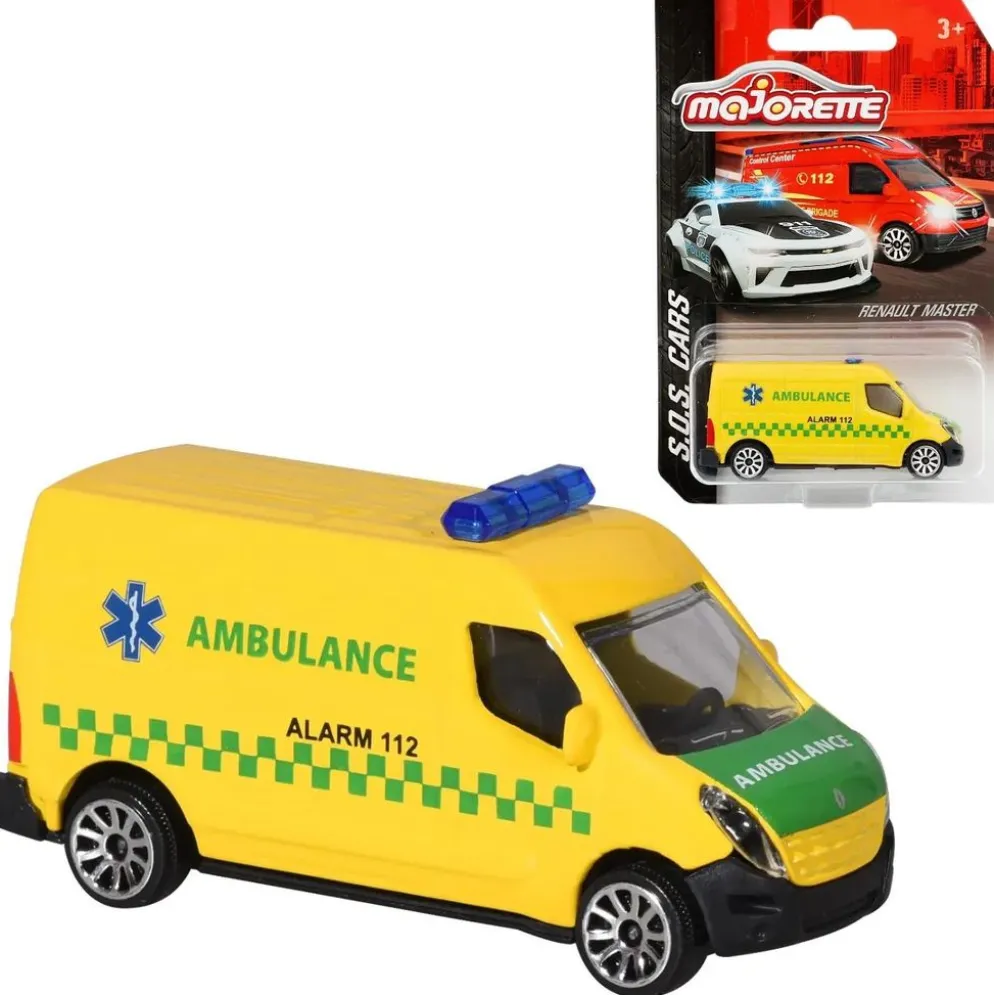 Renault Master - Dansk ambulans - S.O.S. Cars - Majorette