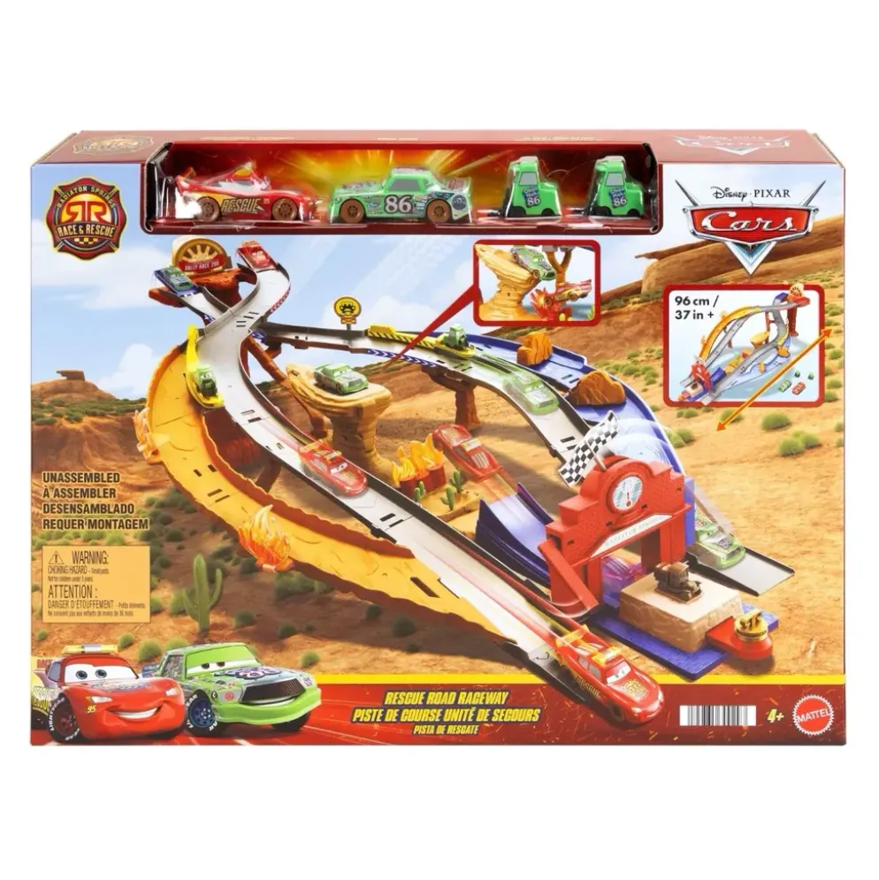 Rescue Road Raceway - Disney Pixar Cars - Mattel